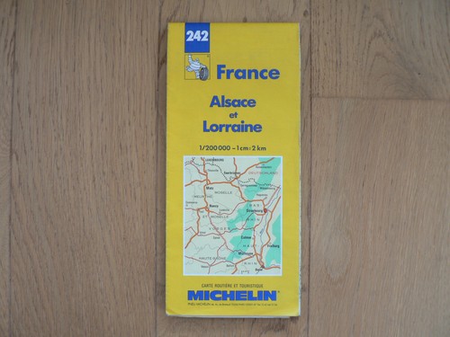 Carte michelin alsace - carte,