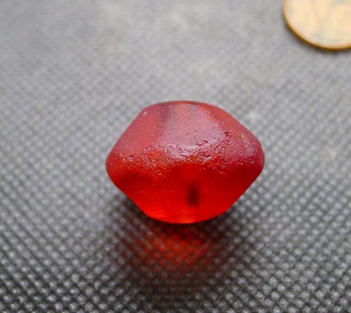 Perle verre bohême facette - perle,