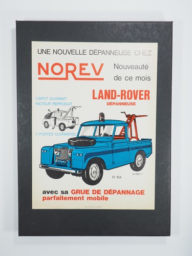 Norev affichette revendeur - norev,