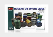 1:48 MINIART Accessories Modern Oil Drums 200L Kit MA49009