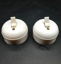 Lot de 2 Interrupteurs Bakélite Anciens TBE Révisés