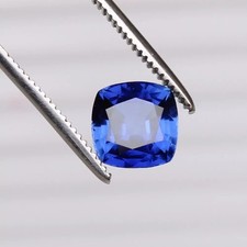 Forme de coussin saphir bleu royal de 6,00 ct excellente pierre précieuse...