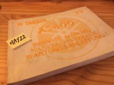 Yamaha XS400 type 12E XS 400 1982  revue technique moto workshop service Manuel