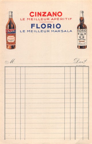1930 cinzano florion - cinzano, le