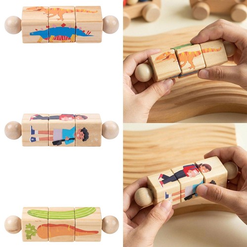 Casse tête bois tordre - bois, à