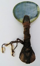 HACHE-OSTENSOIR CÉRÉMONIELLE KANAK SERPENTINE NOUVELLE-CALÉDONIE