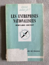 Les entreprises nationalisées | BERNARD CHENOT | Bon état