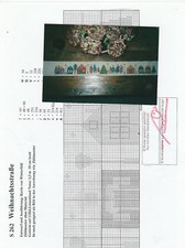 Grille point de croix Weihnachtsstrasse  """ UNE RUE À NOËL """