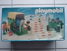 3140 PLAYMOBIL VINTAGE : Sport hippique / Jeep + Van de transport chevaux (MISB)
