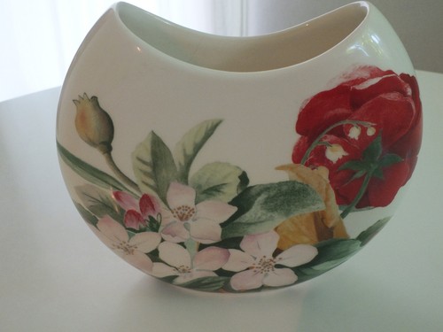 Vase ovoïde faïence - , gien
