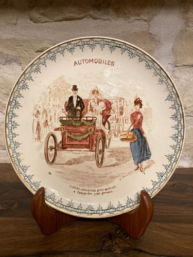 Assiette humoristique ancienne