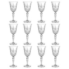 12x RCR Crystal 270ml Melodia Verres à Vin Rouge Fête Cocktail Buvant Verre