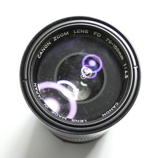 HS POUR PIECES / OBJECTIF CANON ZOOM LENS FD 70-150mm 1:4.5 APPAREIL PHOTO