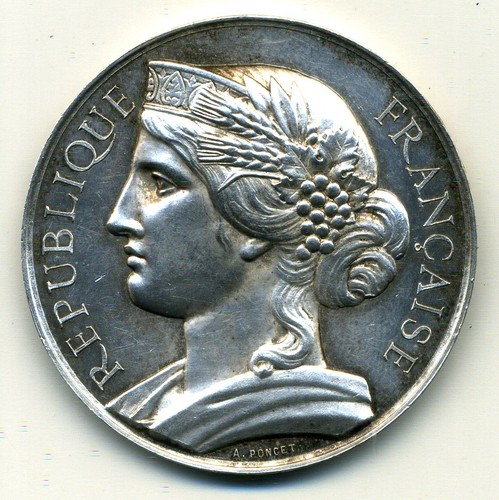 Rare médaille argent - (4011), "