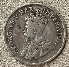 2 1/2 SHILLING 1928 GEORGES V SUD AFRICA GRANDE BRETAGNE ARGENT TRACE DE MONTURE