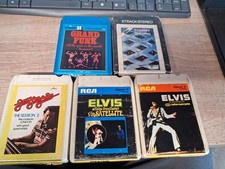 8 K7 Cassettes Stéréo 8 pistes - ELVIS PRESLEY - THE WHO etc..