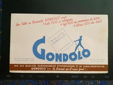 BUVARD PUBLICITAIRE  " BISCUITS GONDOLO - MAISONS ALFORT   "