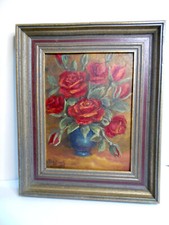 Ancien tableau peinture - , huile