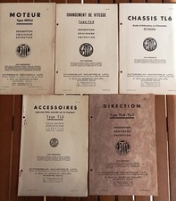 TRACTEUR LATIL M2TL6 CHASSIS MOTEUR DIRECTION BOITE VITESSE ACCESSOIRES PLANCHES