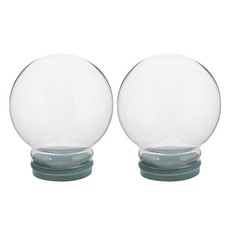  2 Pcs Boule À Neige Pour Bricolage Les Loisirs Créatifs Mini Globe D'eau