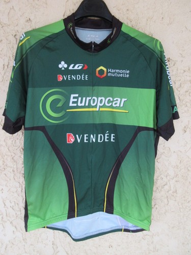 Maillot cycliste team europcar - cycliste,