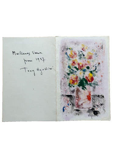 Beau tableau moderne - , bouquet