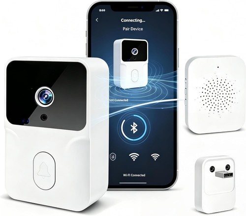Wireless wifi video doorbell - wireless,