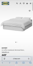 Lit coffre 140 200 cm - coffre,