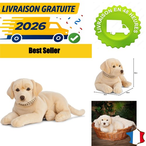 Living nature peluche chien - peluche,