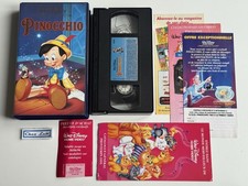 Pinocchio - Cassette VHS - FR - Walt Disney / Le Grand Chef D’Oeuvre - Avec Pubs