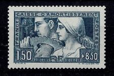 FRANCE YVERT 252e SCOTT B27 " SINKING FUND VARIETY SIGN TURN " MNH VF X530