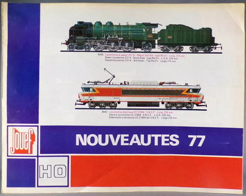 Jouef catalogue nouveautés - catalogue,
