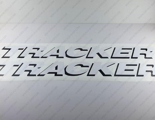 Bass tracker boat - bass, lettering