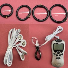 E-Stim Anneau pour Pénis Avec Plug Anal Jouets Sexuels Stimulants pour Hommes FR