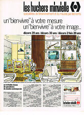 PUBLICITE  1970   LES HUCHERS MINVIELLE  meubles
