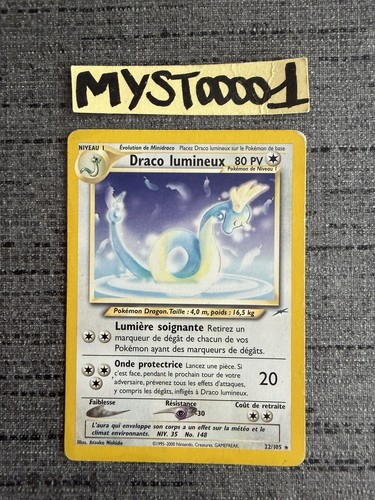 Carte pokémon draco lumineux - draco,