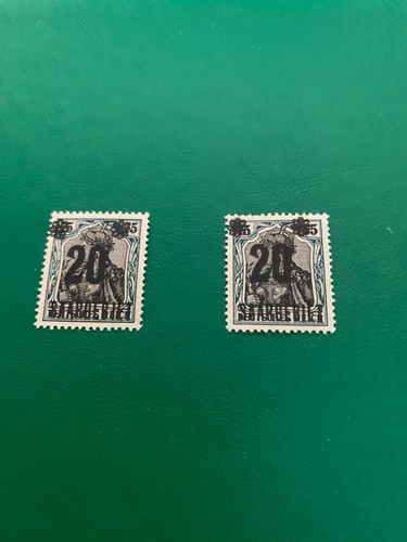 Variété double surcharge sur - variÉtÉ,