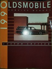 Manuel d'entretien Oldsmobile Custom Cruiser Shop 1990 original  
