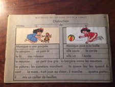 LIVRE SCOLAIRE/MATERIEL DE LECTURE JOTTE & LEROY/FICHE STUDIA N°51