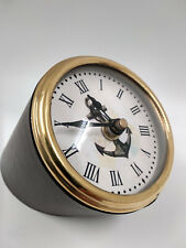 Horloge marine de bureau a poser,décor ancre ,neuve