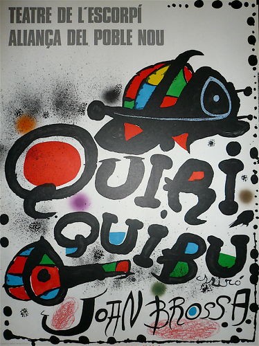 Miro joan affiche - affiche, originale