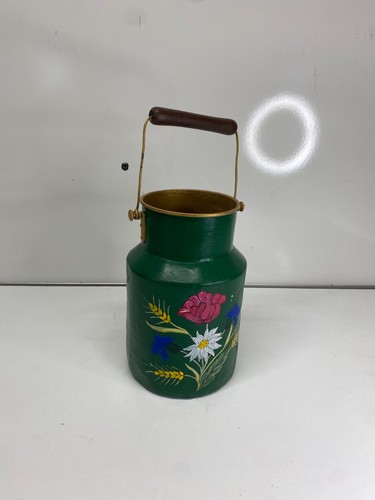 Pot lait aluminium peint - à,