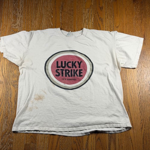 Vintage lucky strike shirt - t,