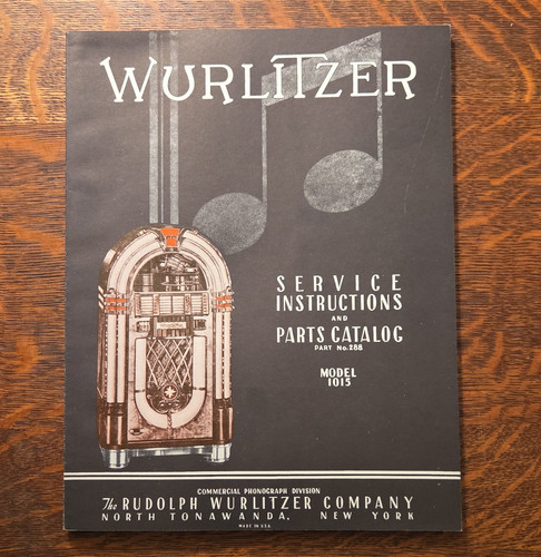 Wurlitzer model 1015 jukebox - model,