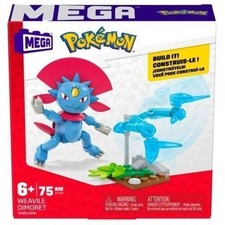 Mega Pokemon Weavile Dimoret Snibunna Building Set, 75 Pieces