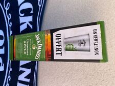 JACK DANIELS NOUVELLE BOUTEILLE + BOITE CARTON + VERRE ACIER APPLE 0,70CL