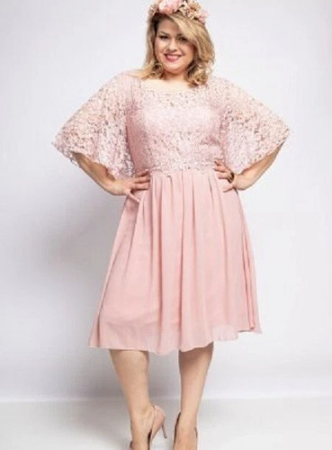 Robe rose pâle cérémonie - robe,
