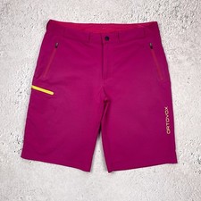 Short de randonnée d'extérieur rose Ortovox pour femmes taille M