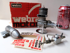 RC Vintage Model Engine Webra 40 Black Head 6.5ccm Moteur Ancien Made in Germany