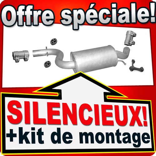 Silencieux intermédiaire pour - intermédiaire,